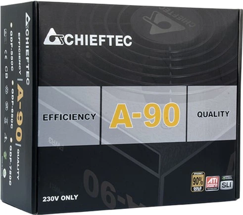 Блок питания Chieftec A-90 550W (GDP-550C) — Форм-фактор ATX для совместимости корпусов