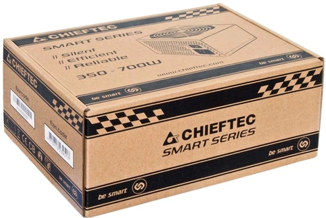 Блок живлення Chieftec Smart 700W (GPS-700A8) — Вентилятор 120 мм для ефективного охолодження