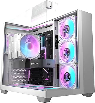 Корпус Darkflash DK352 white (DK352 white) — Підтримка форм-факторів ATX, Micro-ATX, Mini-ITX