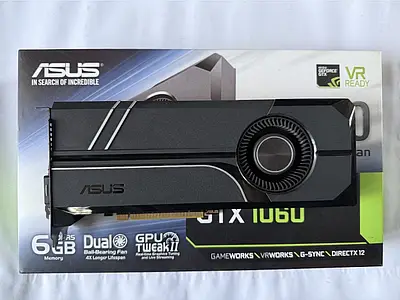 Відеокарта ASUS GTX 1060 3Gb Dual OC (DUAL-GTX1060-O3G) (GDDR5, 192 bit, PCI-E 3.0 x16) Б/в