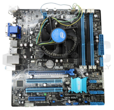 Материнская плата ASUS P8B75-M LE (P8B75-M LE) (Socket 1155, Intel B75, Micro-ATX) Б/у — Основные разъемы питания 24+4 контакта