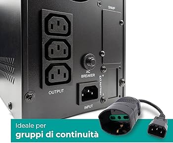 Источник бесперебойного питания EnerGenie 2000 ВА / 1600 Вт / 9 А*ч (EG-UPS-PS2000-01) — Мощность 1600 Вт для стабильной работы