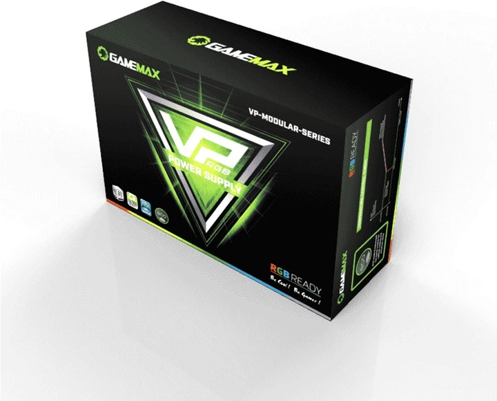 Блок питания GameMax 700W (VP-700) — Сертификация 80 PLUS для энергоэффективности