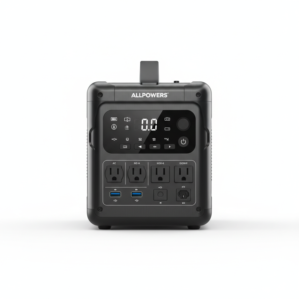 Зарядная станция ALLPOWERS S700 700W 606WH / 700 Вт / 606 Вт/ч / Li-Ion (S700W) — Поддержка различных напряжений питания