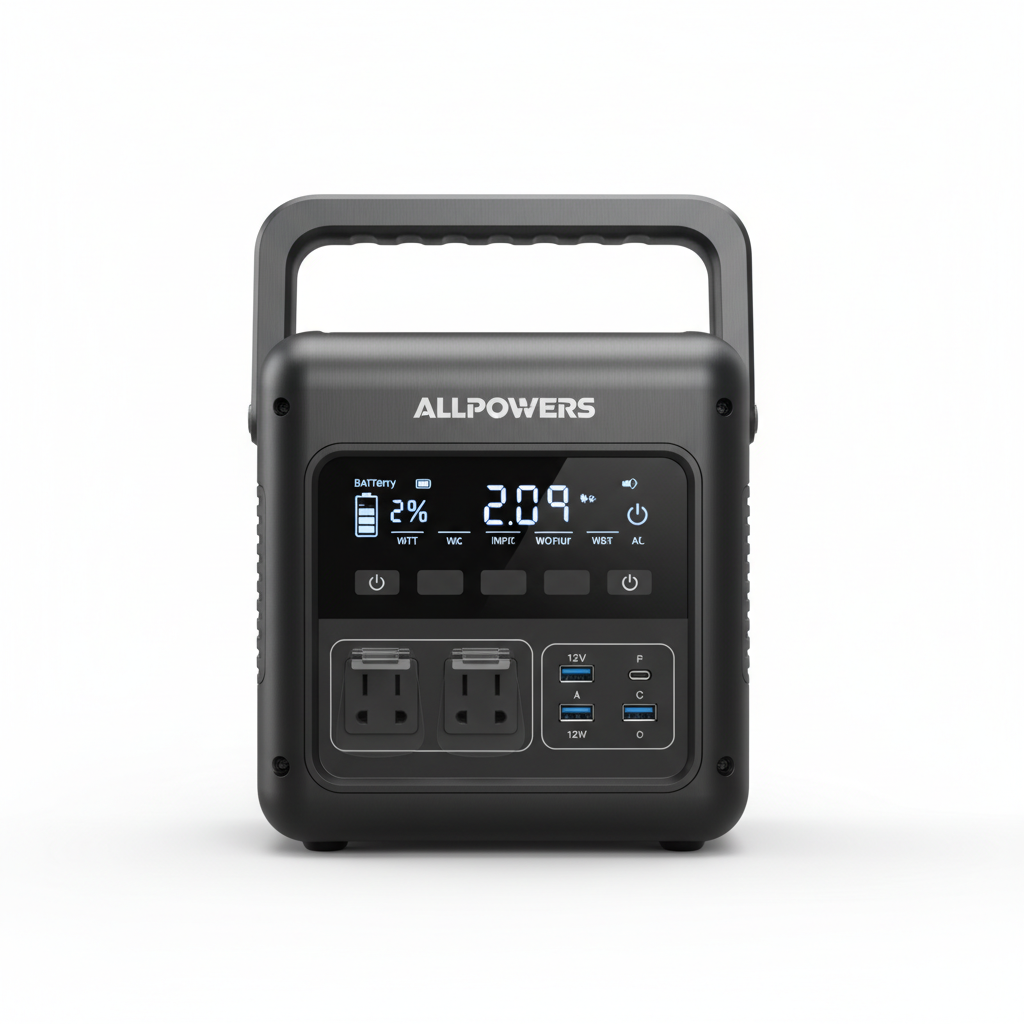 Зарядная станция ALLPOWERS S700 700W 606WH / 700 Вт / 606 Вт/ч / Li-Ion (S700W) — Регулирование тока: 2, 3, 5 и 10 Ампер