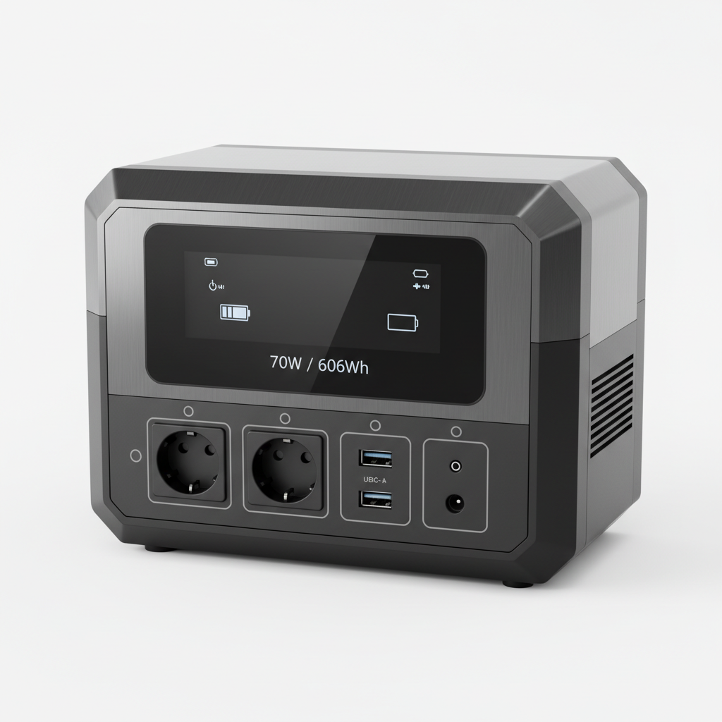 Зарядна станція ALLPOWERS S700 700W 606WH / 700 Вт / 606 Вт/ч / Li-Ion (S700W) — Ємність акумулятора 606 Вт·год для тривалої роботи