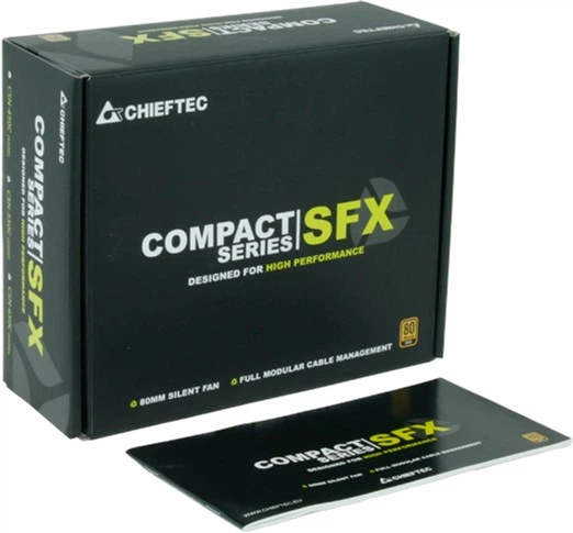 Блок питания Chieftec Compact SFX 550W (CSN-550C) — Активное охлаждение для эффективного теплоотвода
