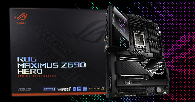 Материнська плата ASUS ROG MAXIMUS Z690 HERO (ROG Maximus Z690 Hero) (Socket 1700, Intel Z690, ATX) Б/в — Сокет Socket 1700 для сучасних процесорів Intel