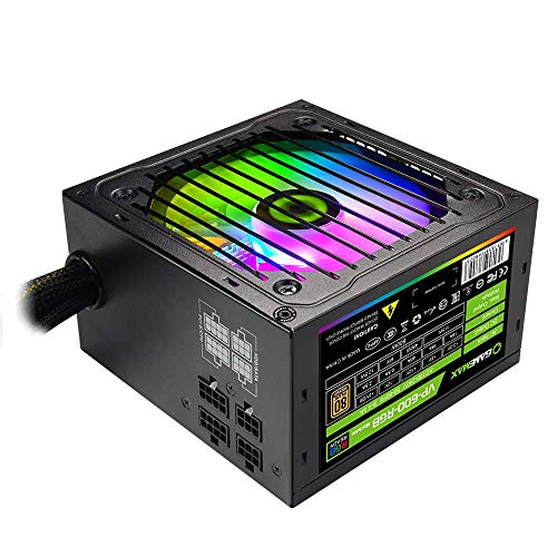 Блок живлення GameMax VP-600-RGB 600W (VP-600-RGB) — Потужність 600 Вт для стабільної роботи