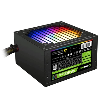Блок питания GameMax VP-600-RGB 600W (VP-600-RGB) — Активное охлаждение для эффективного отвода тепла