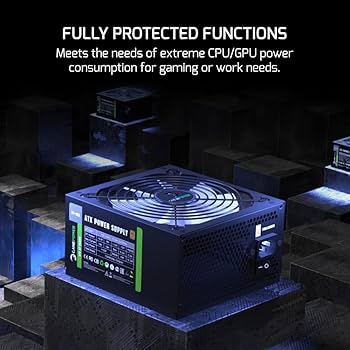 Блок питания GameMax GP-650-White 650W (GP-650-White) — Мощность 650 Вт для стабильной работы системы