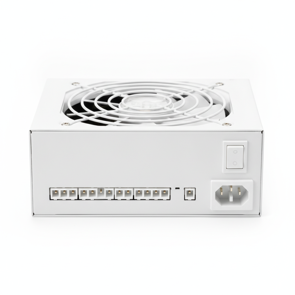 Блок питания GameMax GP-650-White 650W (GP-650-White) — Активное охлаждение для эффективного теплоотвода