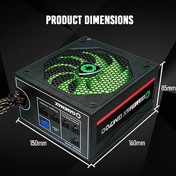 Блок живлення GameMax GM-700 700W 80 PLUS Bronze (GM-700) — Форм-фактор ATX для сумісності корпусу
