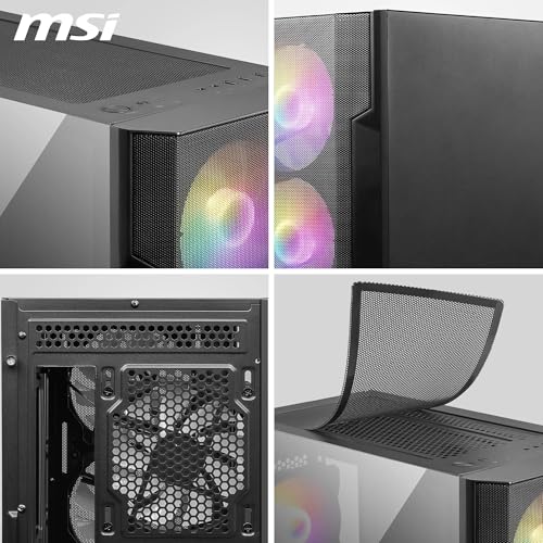 Корпус MSI MAG Forge M100R без БП Black (MAG FORGE M100R) — Mini-Tower корпус для компактних систем
