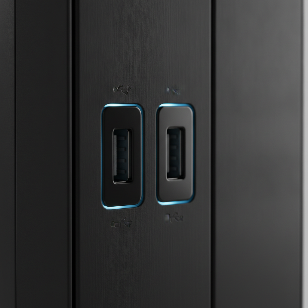 Корпус MSI MAG Forge M100R без БП Black (MAG FORGE M100R) — Интерфейсы USB 2.0 и USB 3.2 для подключения