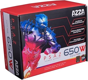 Блок питания AZZA ATX 750W PSAZ-750W (PSAZ-750W) — Активное охлаждение для эффективного теплоотвода