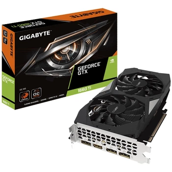 Видеокарта Gigabyte GTX 1660Ti 6Gb OC (GV-N166TOC-6GD) (GDDR6, 192 bit, PCI-E 3.0 x16) Б/у — Поддержка разрешения 7680x4320