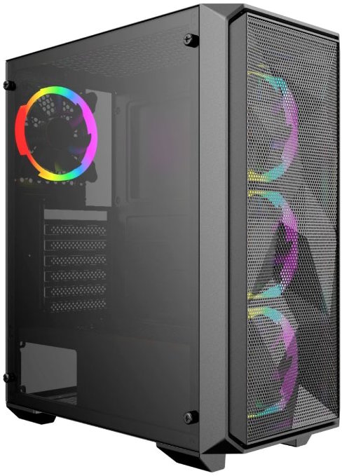 Корпус Vinga Pillar Black (Pillar Black) — Midi-Tower корпус для середніх систем