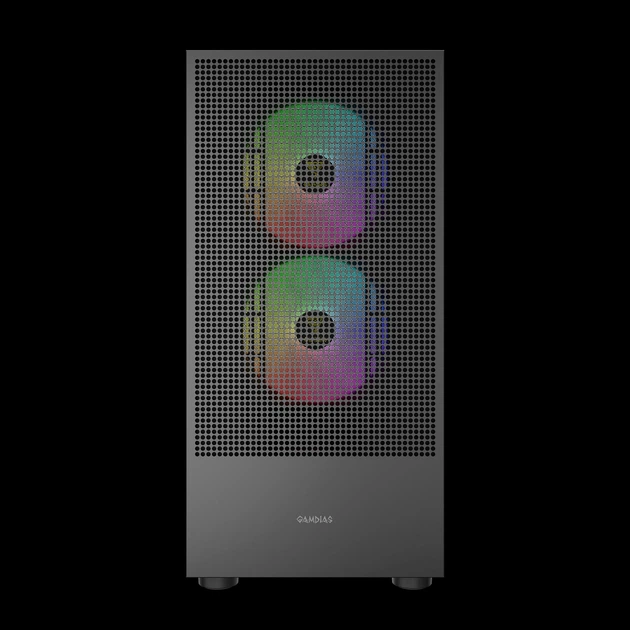 Корпус GAMDIAS TALOS E3 MESH WH (4712960137127) — Металевий корпус з сітчастою передньою панеллю