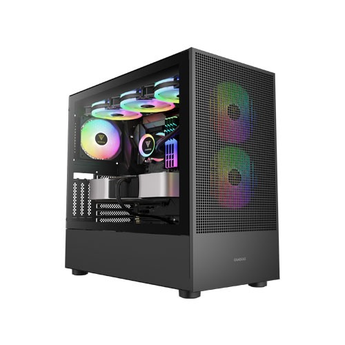 Корпус GAMDIAS TALOS E3 MESH WH (4712960137127) — Корпус из стали и пластика  Закалённое стекло для стильного вида  Ком