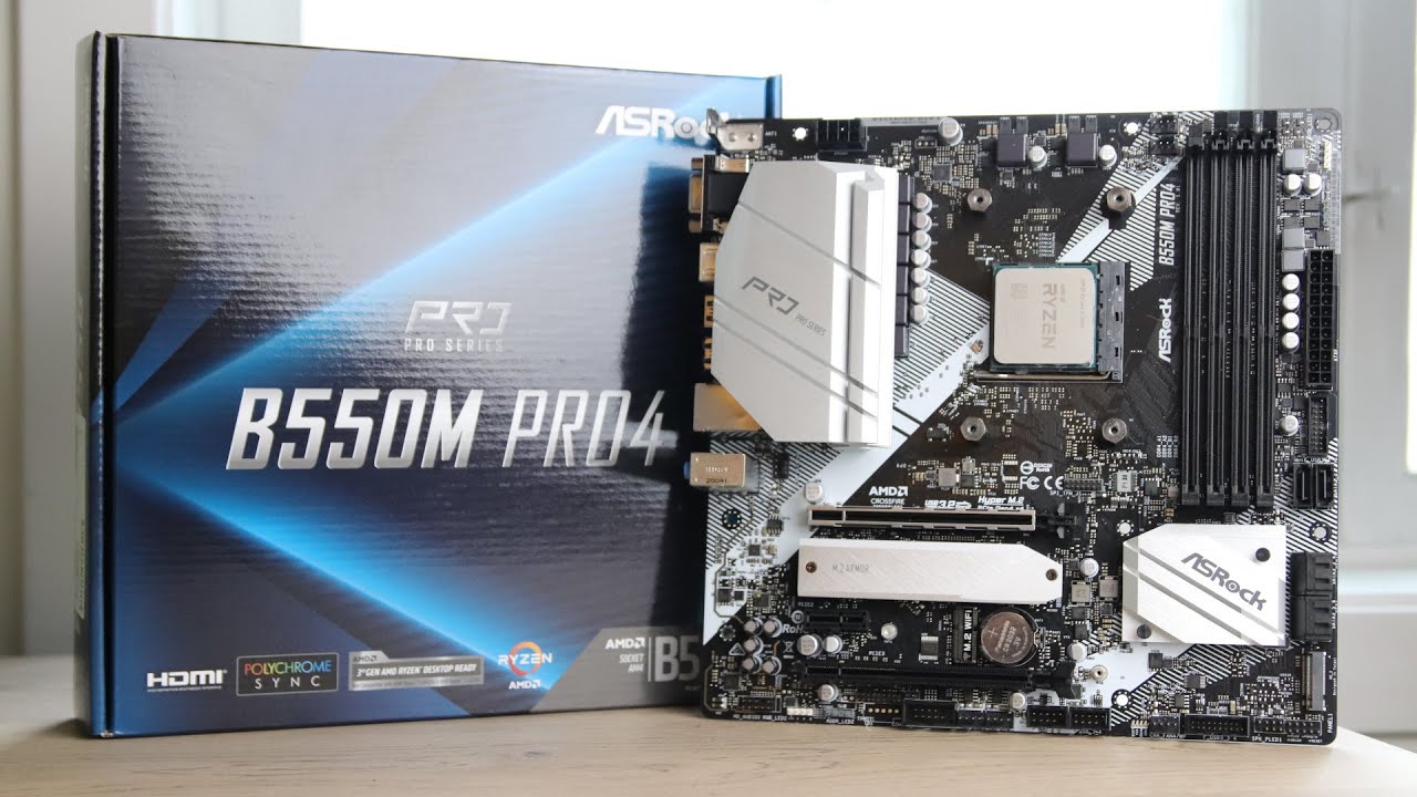 Материнская плата AsRock B550M Pro4 (B550M Pro4) (Socket AM4, AMD B550, Micro-ATX) — Socket AM4: совместимость с процессорами AMD Ryzen