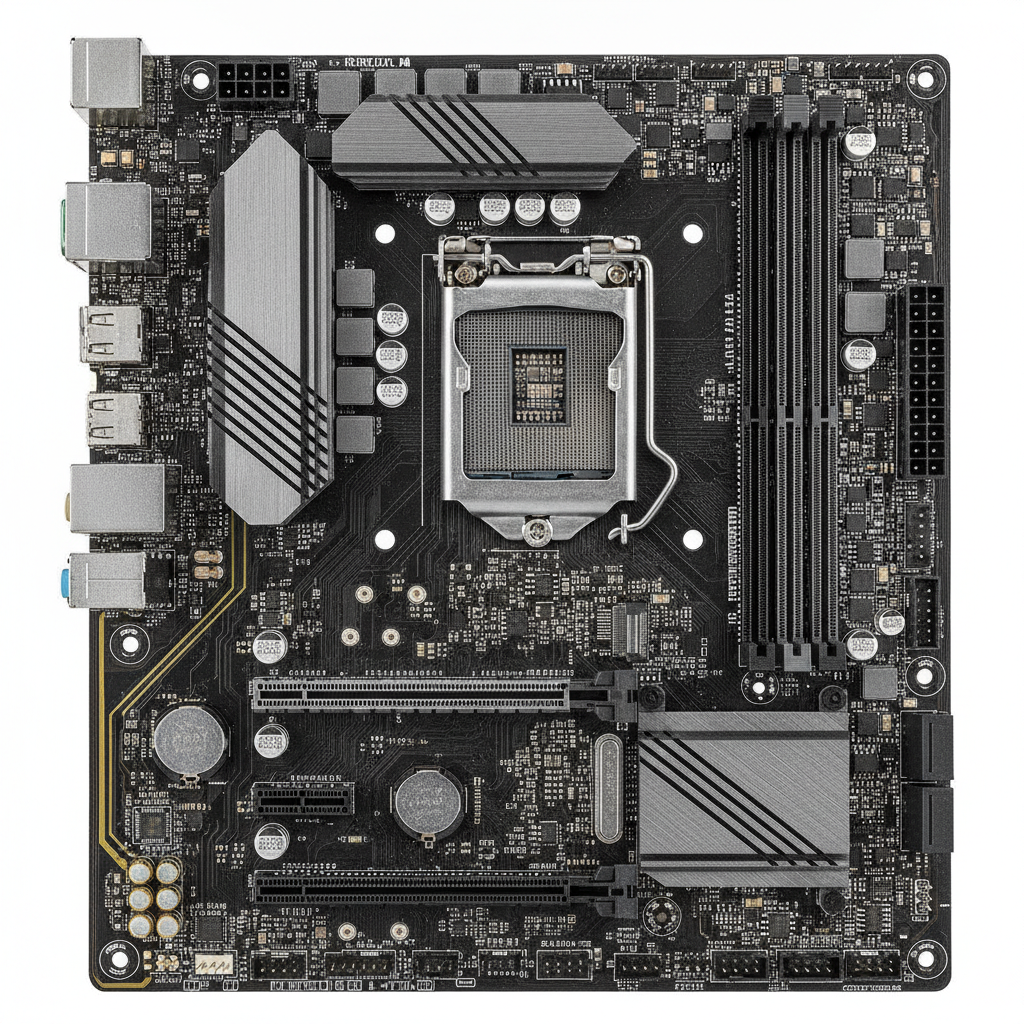 Материнська плата AsRock B550M Phantom Gaming 4 (B550M Phantom Gaming 4) (Socket AM4, AMD B550, Micro-ATX) — Основні роз'єми живлення 24+8 пін