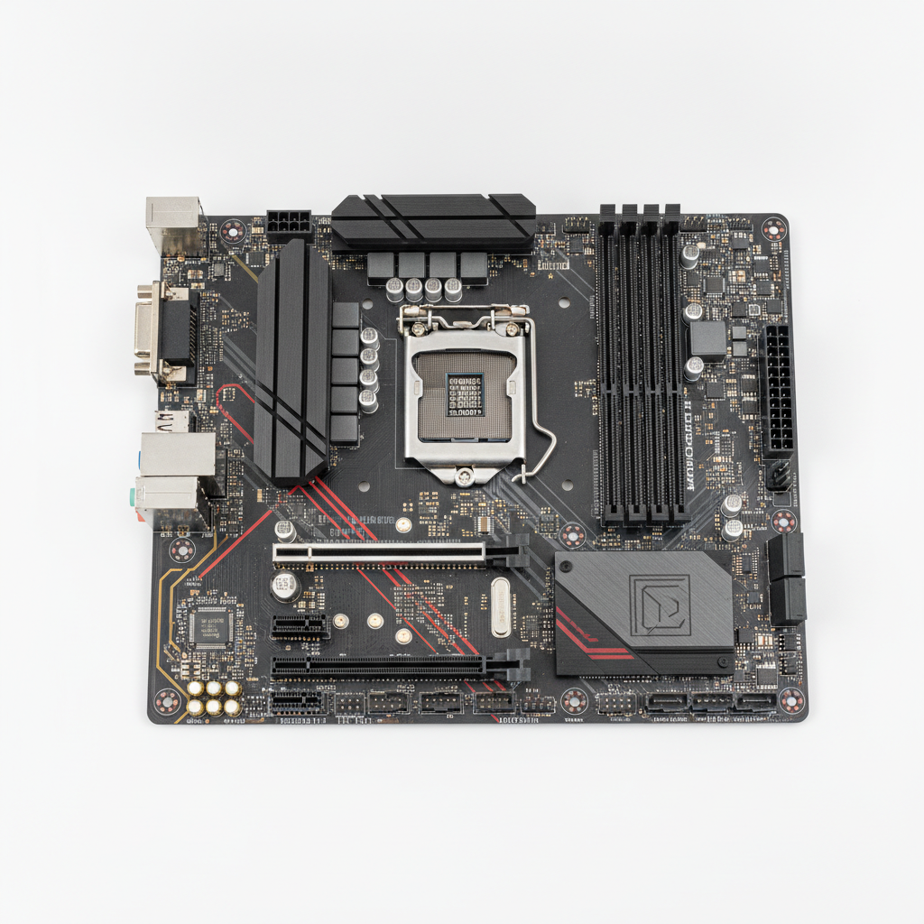 Материнская плата AsRock B550M Phantom Gaming 4 (B550M Phantom Gaming 4) (Socket AM4, AMD B550, Micro-ATX) — Micro-ATX форм-фактор: компактность и совместимость