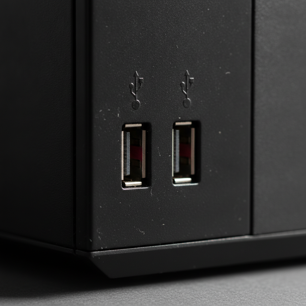 Корпус GameMax ST-607 (ST607-400W) — Два порти USB 2.0 для підключення