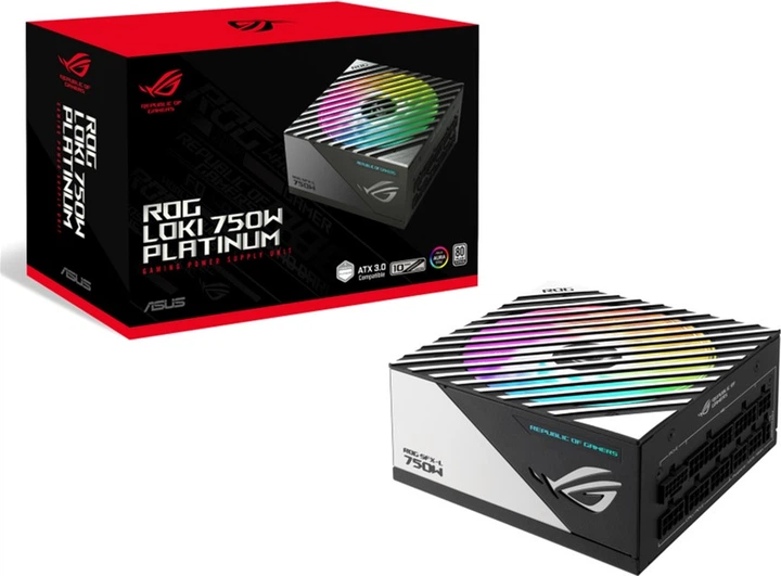 Блок живлення ASUS ROG-LOKI-750P-SFX-L-GAMING PCIE5 750W Platinum (90YE00N4-B0NA00) — Потужність 750 Вт для стабільної роботи
