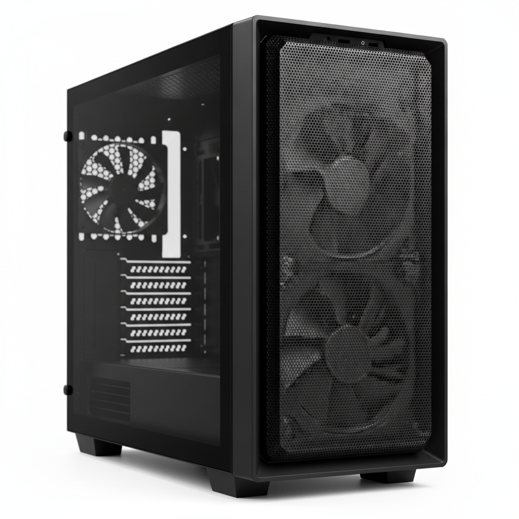 Корпус Lian Li LANCOOL 216 Black (G99.LAN216X.00) Без БП — Черный цвет корпуса для стильного дизайна