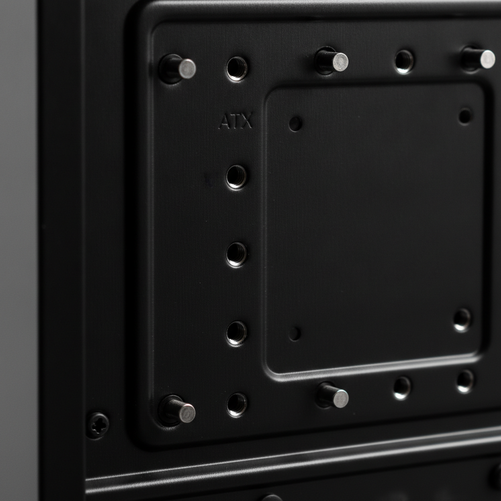 Корпус QUBE BOREY Black (BOREY_F5NU3) — Поддержка форм-факторов ATX, Micro-ATX, Mini-ITX