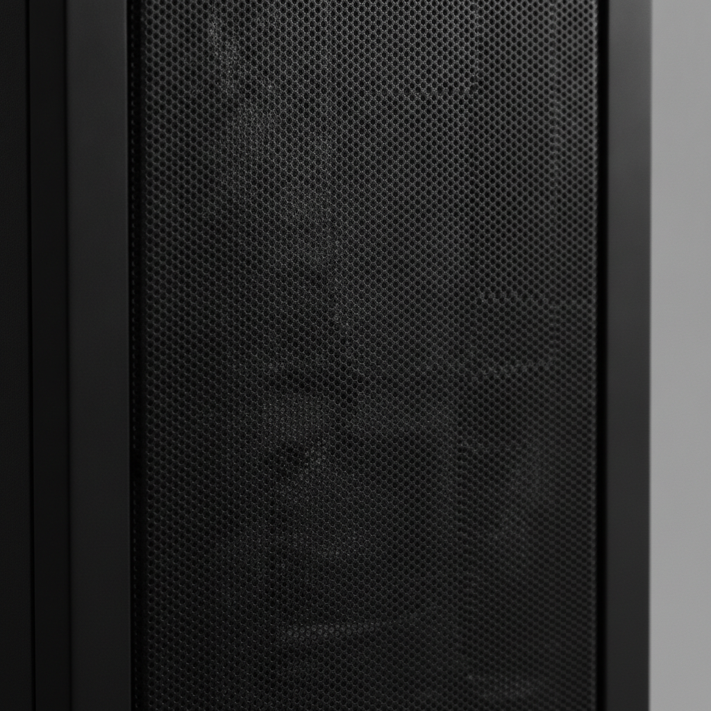 Корпус QUBE BOREY Black (BOREY_F5NU3) — Материал корпуса для эффективного охлаждения