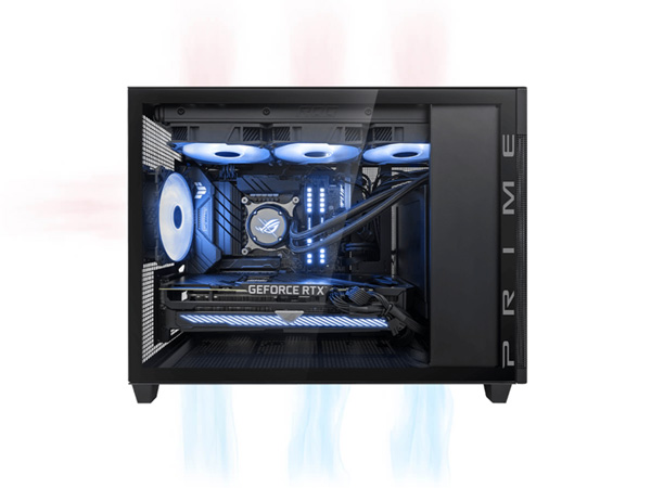Корпус ASUS Prime AP201 Tempered Glass White (90DC00G3-B39010) — Підтримка форм-факторів Micro-ATX та Mini-ITX