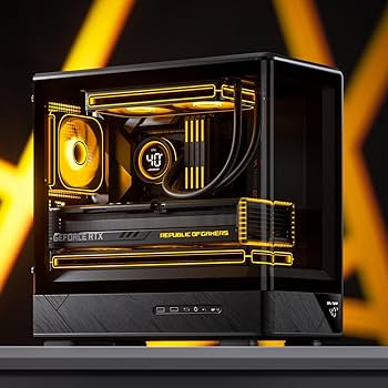 Корпус ASUS Prime AP201 Tempered Glass Black (90DC00G0-B39010) — Корпус из алюминия и закаленного стекла