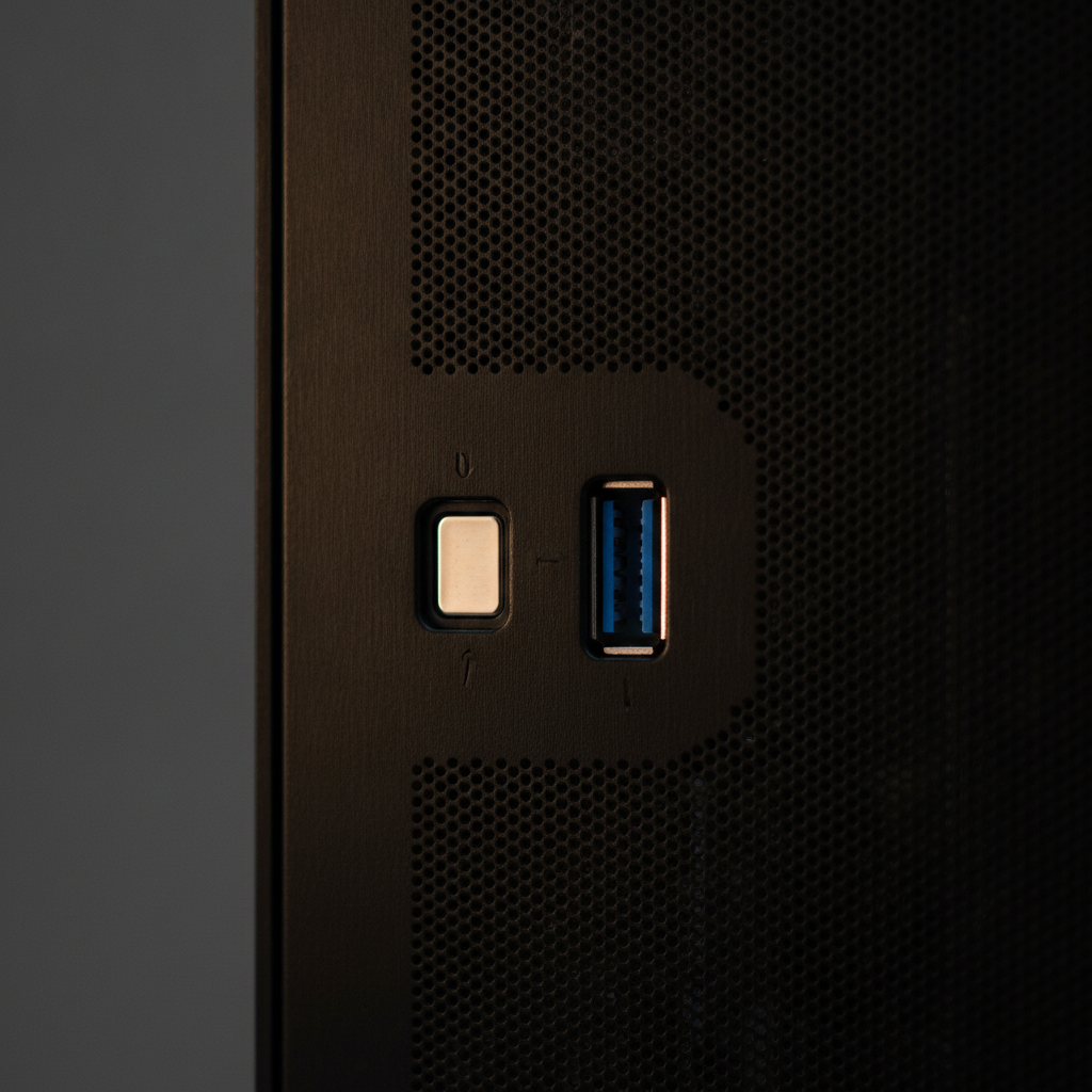 Корпус Jonsbo D31 MESH Black (D31 MESH Black) — Інтерфейси USB 3.2 і USB Type-C для підключення