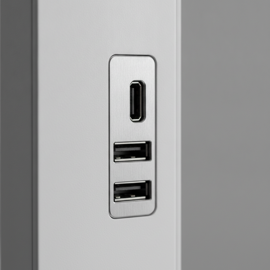 Корпус Jonsbo D31 MESH SC White (D31 MESH SC White) — Інтерфейси USB 3.2 та Type-C для швидкого підключення