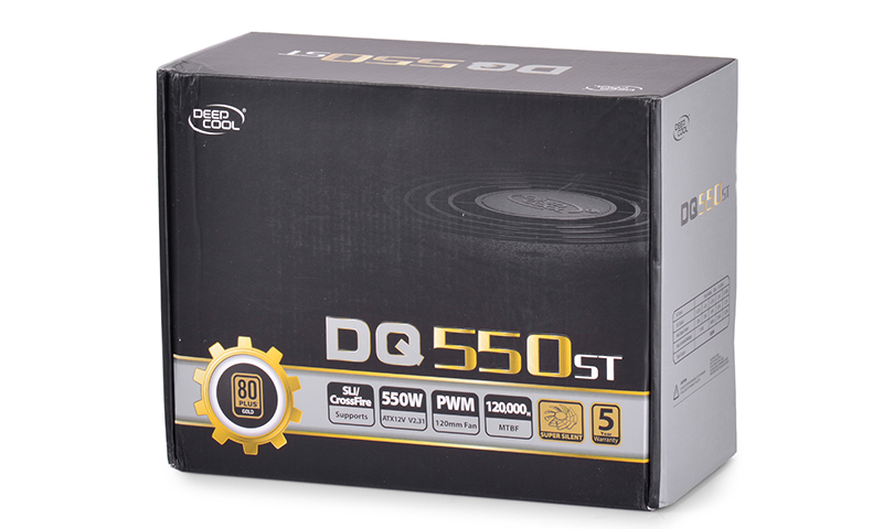 Блок питания Deepcool DQ750 ST 750W 80 PLUS GOLD (DP-GD-DQ750ST) Б/у — Эффективность 80 PLUS Gold для энергосбережения