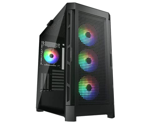 Корпус Cougar Airface RGB Black (Airface RGB Black) — Поддержка форм-факторов E-ATX, ATX, Micro-ATX, Mini-IT