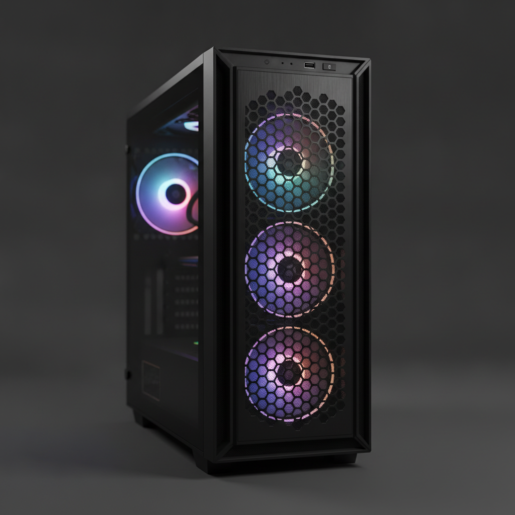 Корпус Cougar Airface RGB Black (Airface RGB Black)