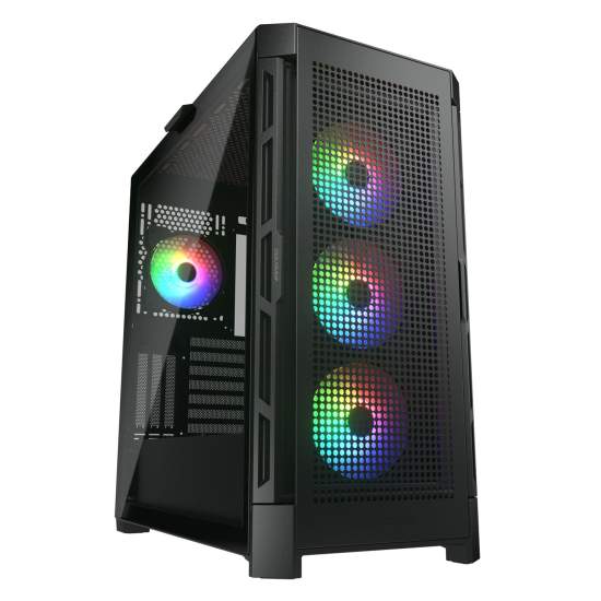 Корпус Cougar Duoface RGB (Black) (CGR-5ZD1B-RGB) Без БП — RGB-підсвітка для ігрової атмосфери