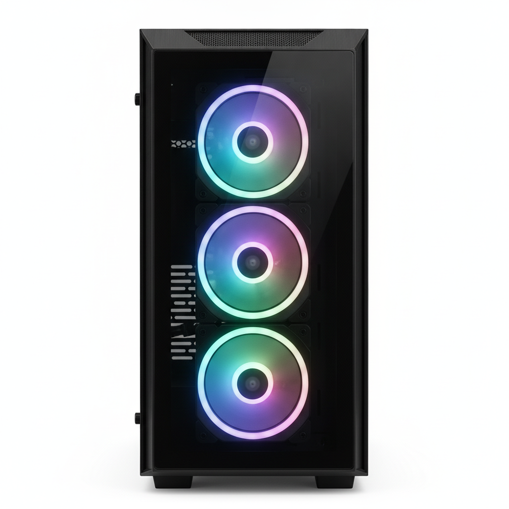Корпус Cougar Duoface RGB (Black) (CGR-5ZD1B-RGB) Без БП — Встроенные пылевые фильтры для чистоты системы