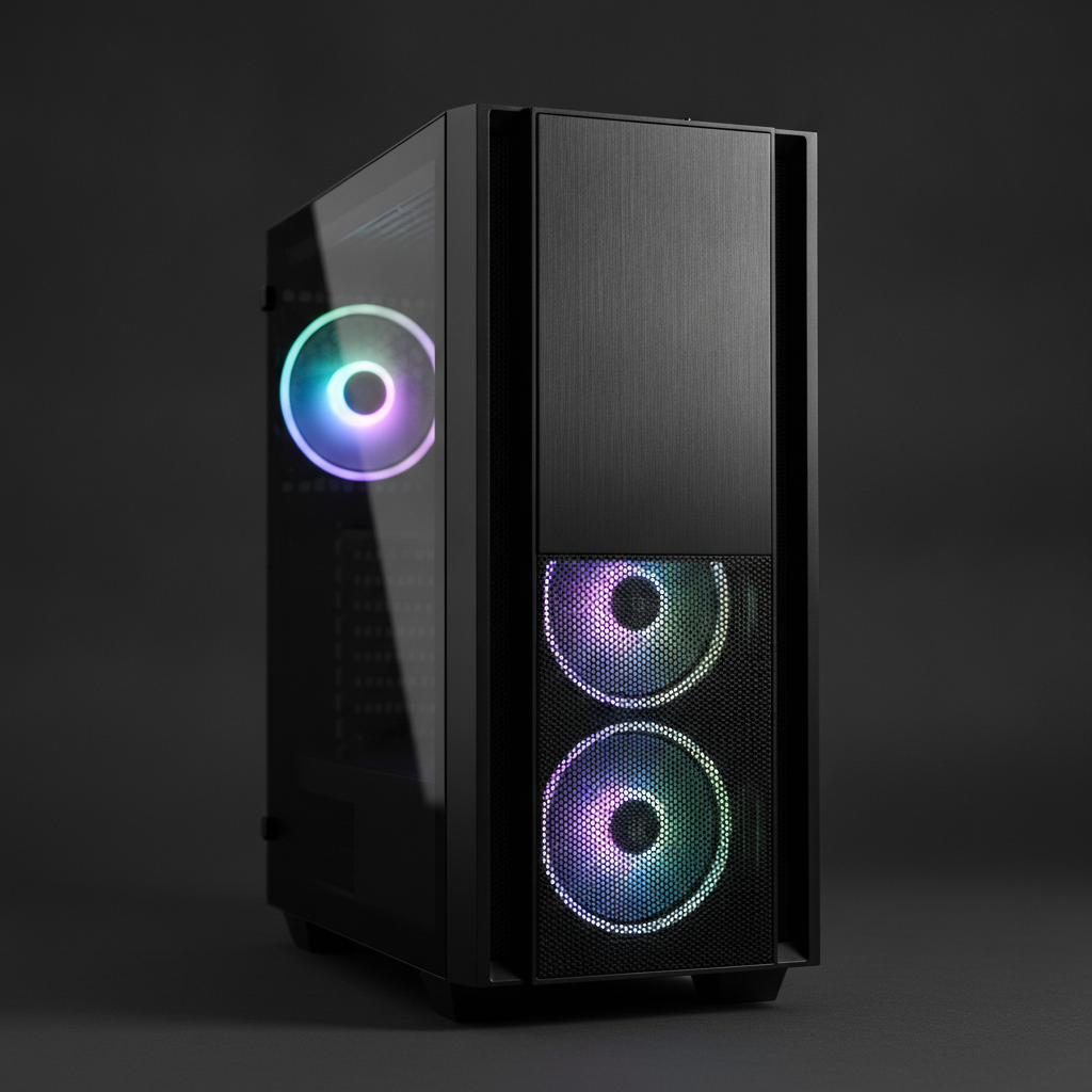 Корпус Cougar Duoface RGB (Black) (CGR-5ZD1B-RGB) Без БП — Вбудовані пилові фільтри для чистоти системи