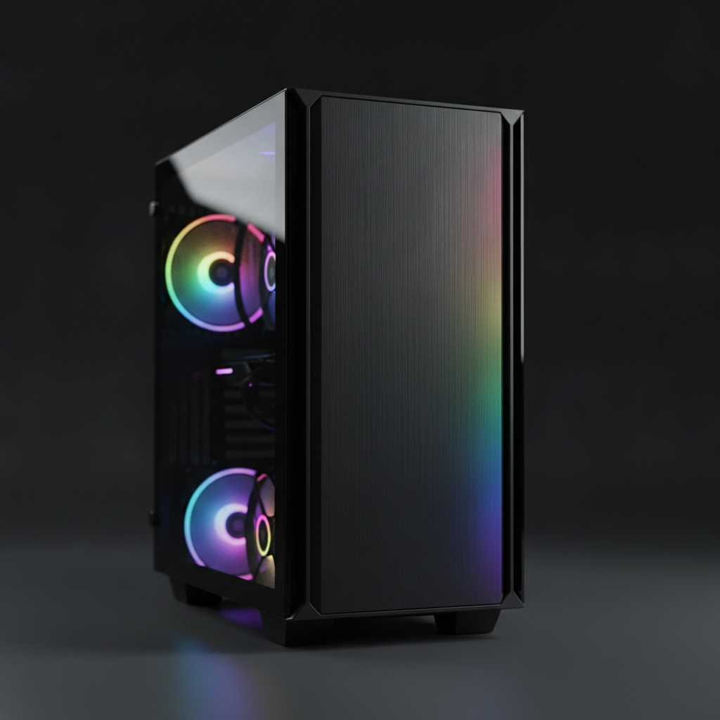 Корпус Cougar Duoface RGB (Black) (CGR-5ZD1B-RGB) Без БП