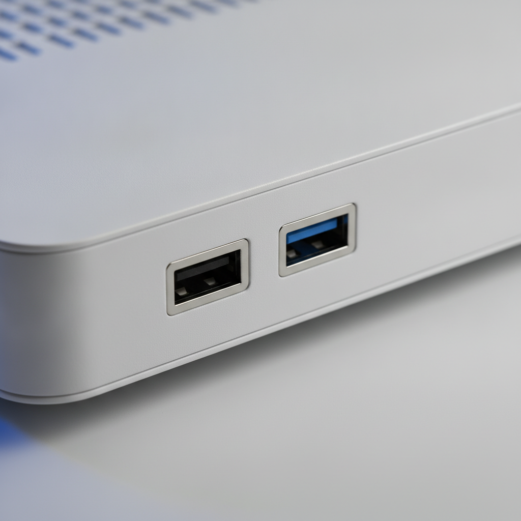 Корпус Cougar Airface RGB White (CGR-5ZD1W-AIR-RGB) — Порты USB 2.0 и USB 3.0 для подключения устройств