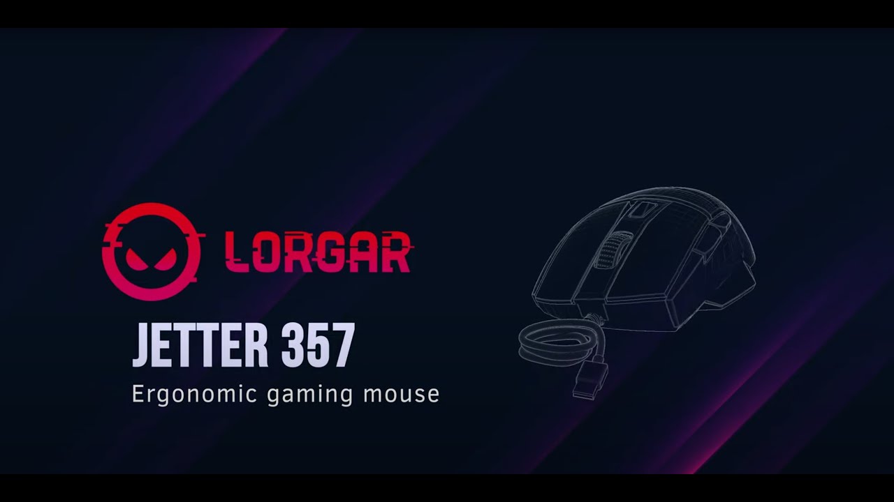 Миша Lorgar Jetter 357 (LRG-GMS357) — Ігрове призначення для максимального контролю