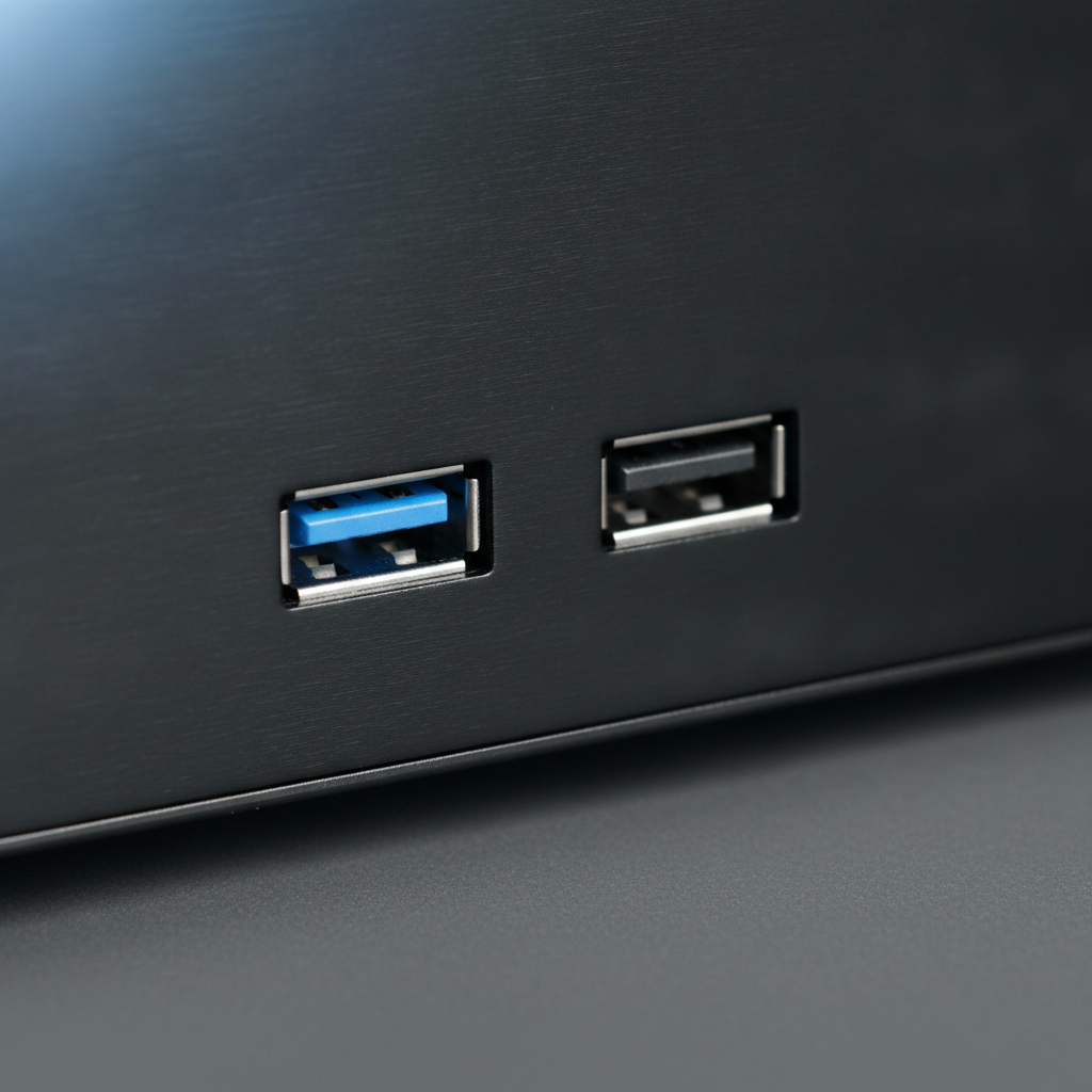 Корпус GameMax MT-307-4U3C Black, без БП, Mini Tower, Micro ATX / Mini ITX, 2хUSB 2.0, 2хUSB 3.0, Ty (MT-307-4U3C) — Порти USB 2.0 і 3.0 для швидкого обміну даними