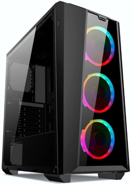 Корпус GameMax MT-307-4U3C Black, без БП, Mini Tower, Micro ATX / Mini ITX, 2хUSB 2.0, 2хUSB 3.0, Ty (MT-307-4U3C)