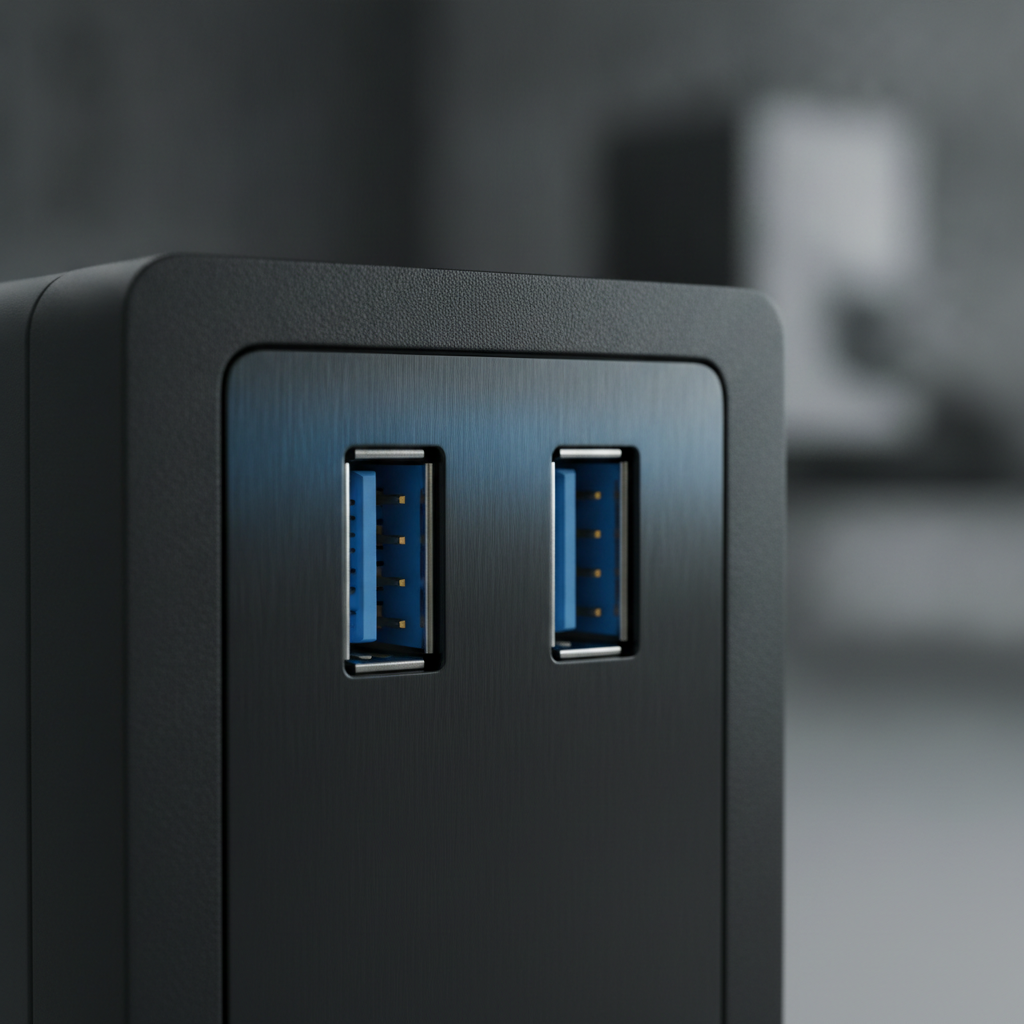 Корпус Chieftec PRO CUBE MINI CN-01B-OP miniITX, без БЖ, Black (CN-01B-OP) — Порти USB 3.2 для швидкого підключення