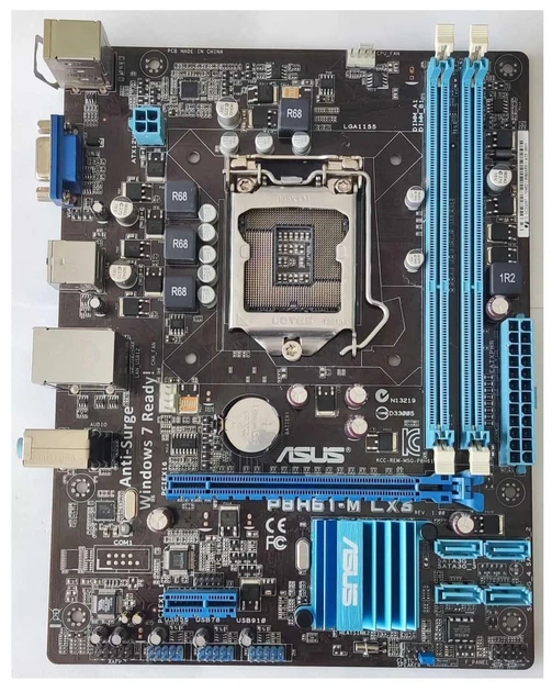 Материнська плата ASUS P8H61-M LX3 (P8H61-M LX3) (Socket 1155, Intel H61, Micro-ATX) Б/в