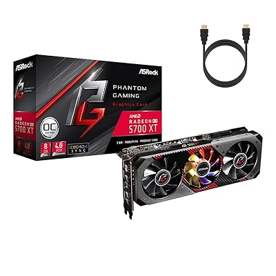 Видеокарта AsRock AMD Radeon RX 5700 XT Taichi X 8G OC+ (RX5700XT TCX 8GP) (GDDR6, 256 bit, PCI-E v4.0 x16) Б/у — Объем видеопамяти 8 ГБ для игр